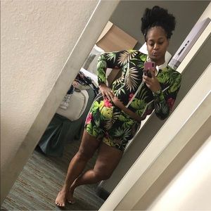 Fashion nova curve -Let’s get tropical short set